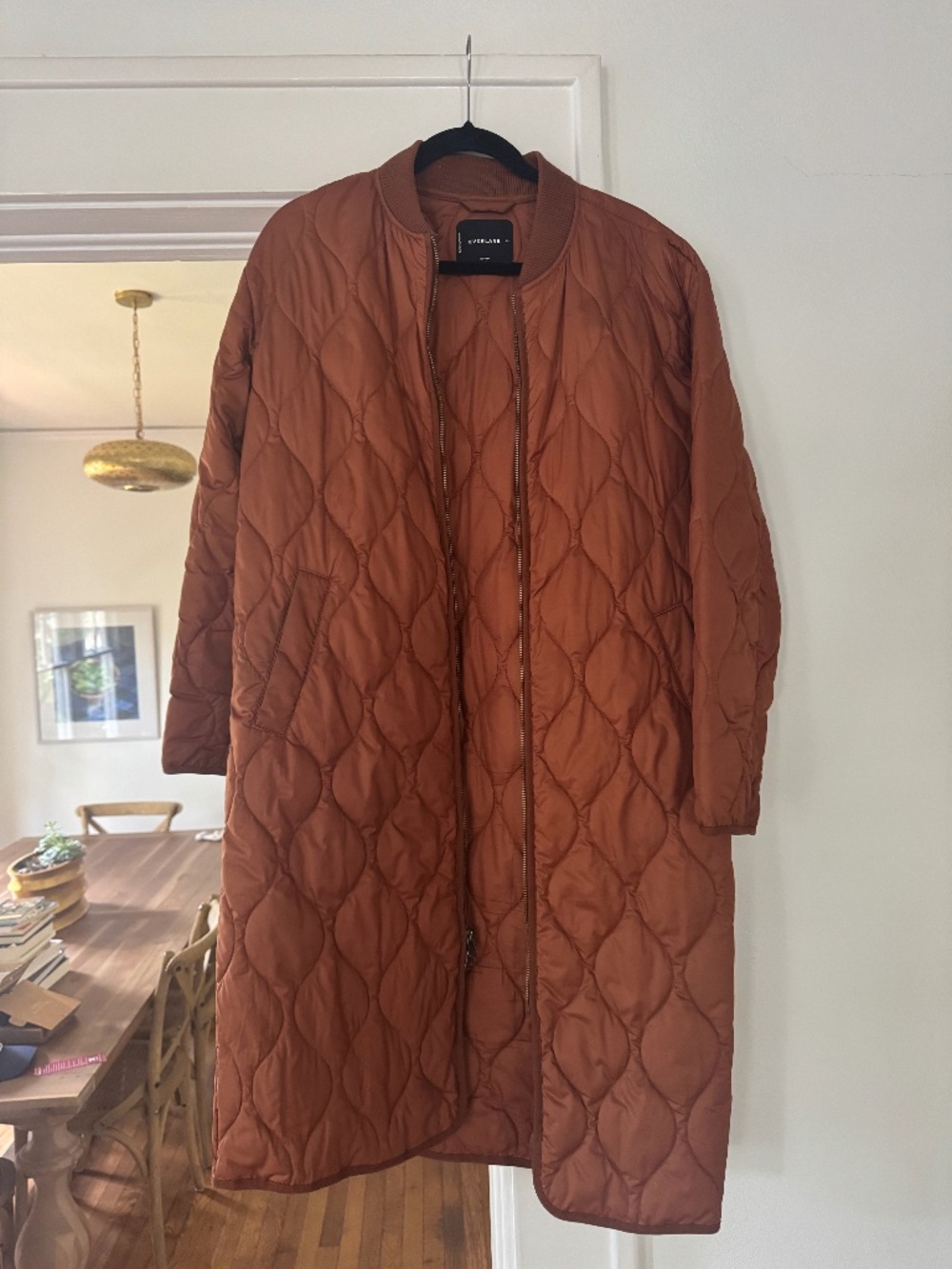 Everlane ReNew Long-Liner Quilted Coat